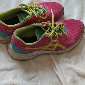 Asics Kids' Sneakers in Pink and Lime